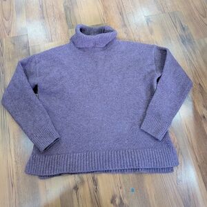 Denver Hayes Dusty Lavender Turtleneck Sweater